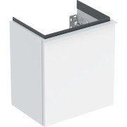 Meuble sous lave-mains 38 Geberit iCon 1P charn à gauche poignée Blanc Blanc br - GEBERIT 502.301.01.1 