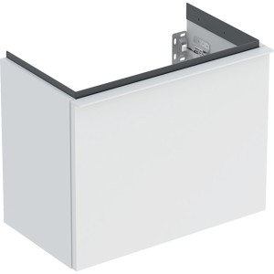 Meuble sous lave-mains 53 cm Geberit iCon 1 tiroir Blanc mat - GEBERIT 502.302.01.3 