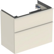 Meuble sous lavabo 75 cm compact Geberit iCon 2 tiroirs Sable gris - GEBERIT 502.308.JL.1 