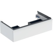 Meuble sous lavabo 90 cm Geberit iCon 1 tiroir Blanc mat - GEBERIT 502.312.01.3 