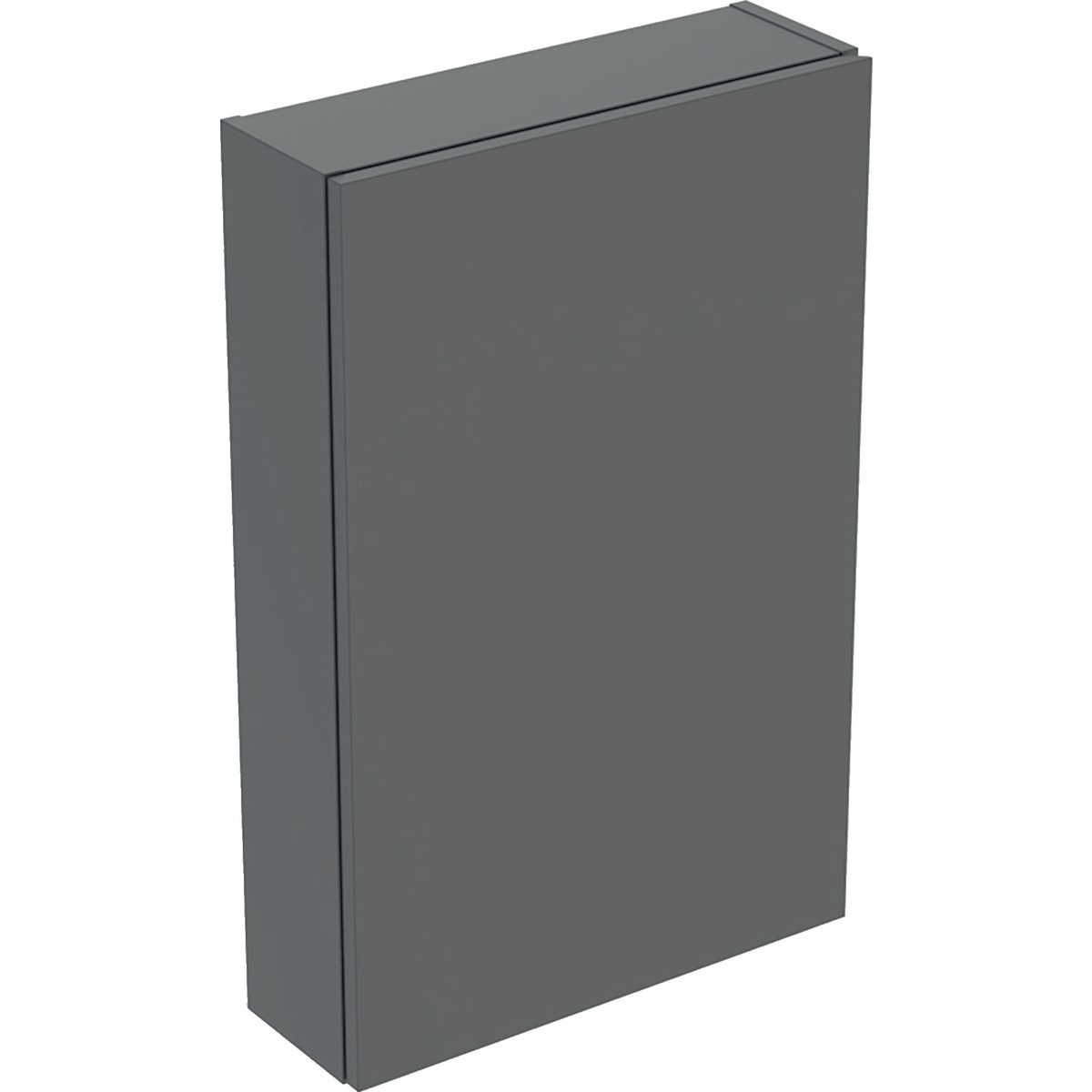 Armoire haute compacte Geberit iCon rectangulaire H70 1 porte Gris velouté - GEBERIT 502.318.JK.1 