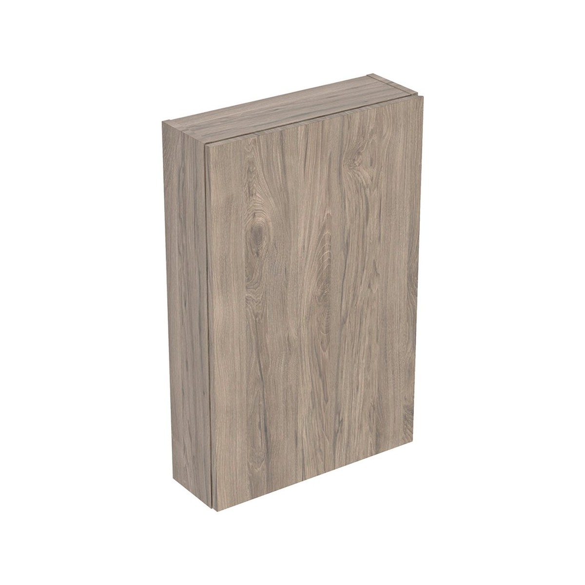 Armoire haute compacte Geberit iCon rectangulaire H70 1 porte Noyer Carya - GEBERIT 502.318.JR.1 