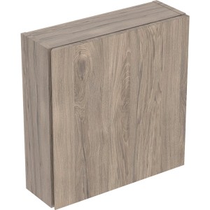 Armoire haute compacte Geberit iCon carrée H46 7 1 porte Noyer Carya - GEBERIT 502.319.JR.1 