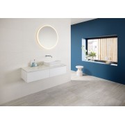 Meuble sous lavabo 120 cm 2 cuves Geberit iCon 2 tiroirs Blanc mat - GEBERIT 502.314.01.3 