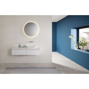 Meuble sous lavabo 120 cm 2 cuves Geberit iCon 2 tiroirs Blanc mat - GEBERIT 502.314.01.3 