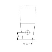 Cuvette au sol Geberit Icon carénée Rimfree 63 5 cm blanc - GEBERIT 200460000 
