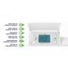 Radiateur Fonte AIRELEC - FONTEA Smart ECOControl 1000W Horizontal Blanc - A693053