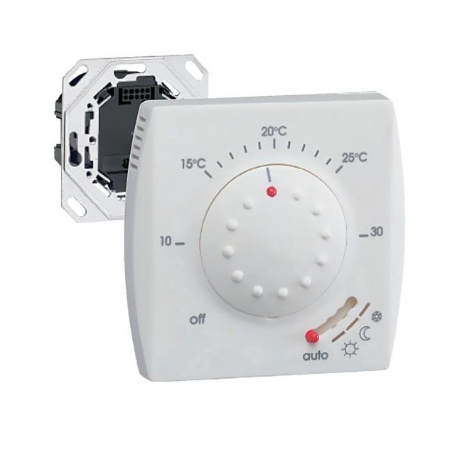 Thermostat semi-encastré FP HAGER 25113