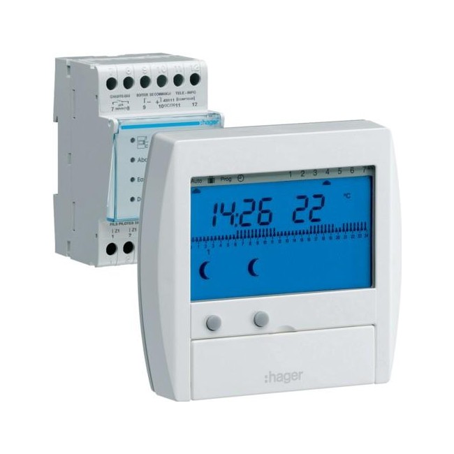 GE confort 2 zones 7j HAGER 49111