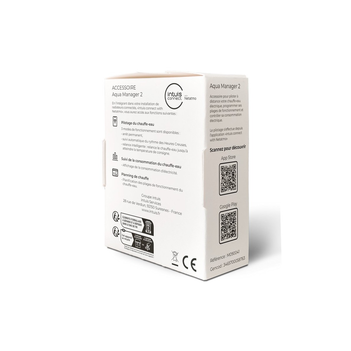 Aqua Manager 2 ECS connectée INTUIS M090041