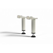 Kit pieds pour appareils en fonte Blanc - M090001
