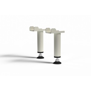 Kit pieds pour appareils en fonte Blanc - M090001