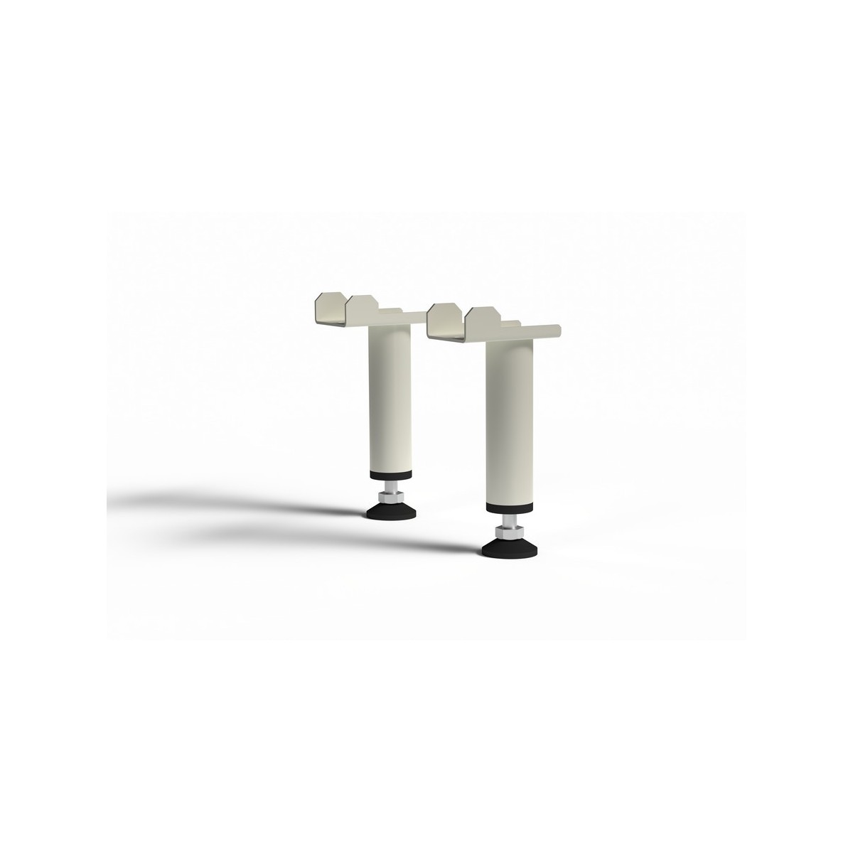 Kit pieds pour appareils en fonte Blanc - M090001