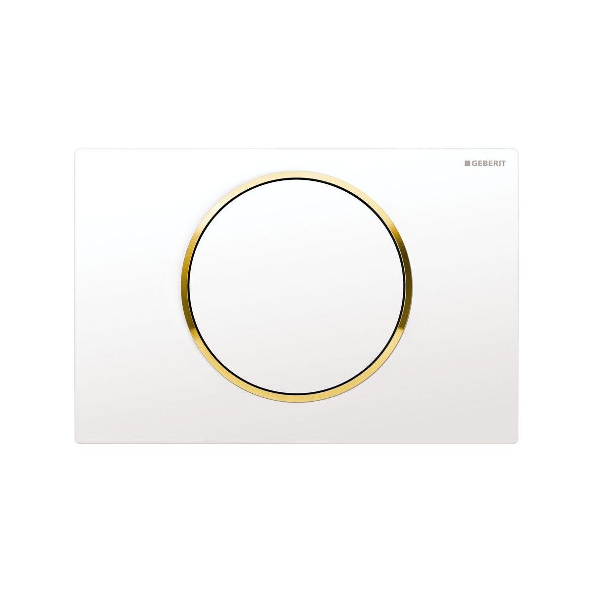 Plaque WC Geberit Sigma10 blanc or 115.758.KK.5