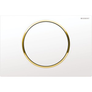Plaque WC Geberit Sigma10 blanc or 115.758.KK.5