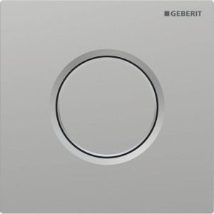 Commande d'urinoir Geberit pneumatique type 01 round chromé mat - GEBERIT 116.011.JQ.5 