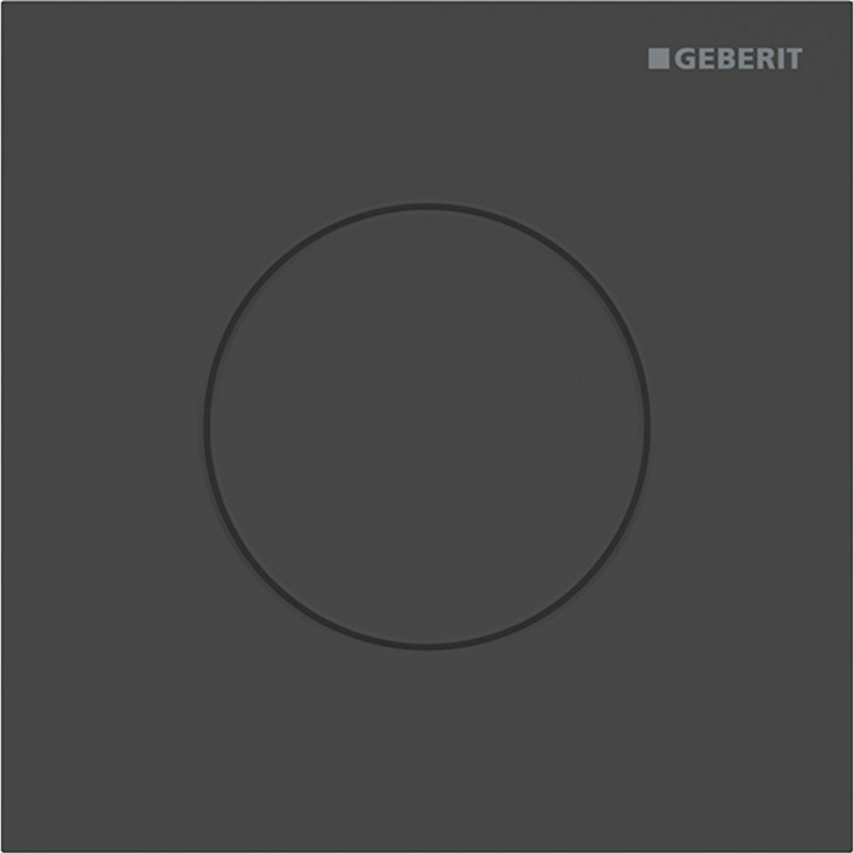 Commande d'urinoir Geberit pneumatique type 40 round noir mat - GEBERIT 116.014.14.1 
