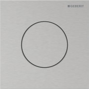 Commande d'urinoir Geberit pneumatique type 40 round brossé - GEBERIT 116.014.FW.1 
