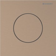 Commande d'urinoir Geberit pneumatique type 40 round or rouge - GEBERIT 116.014.QB.1 