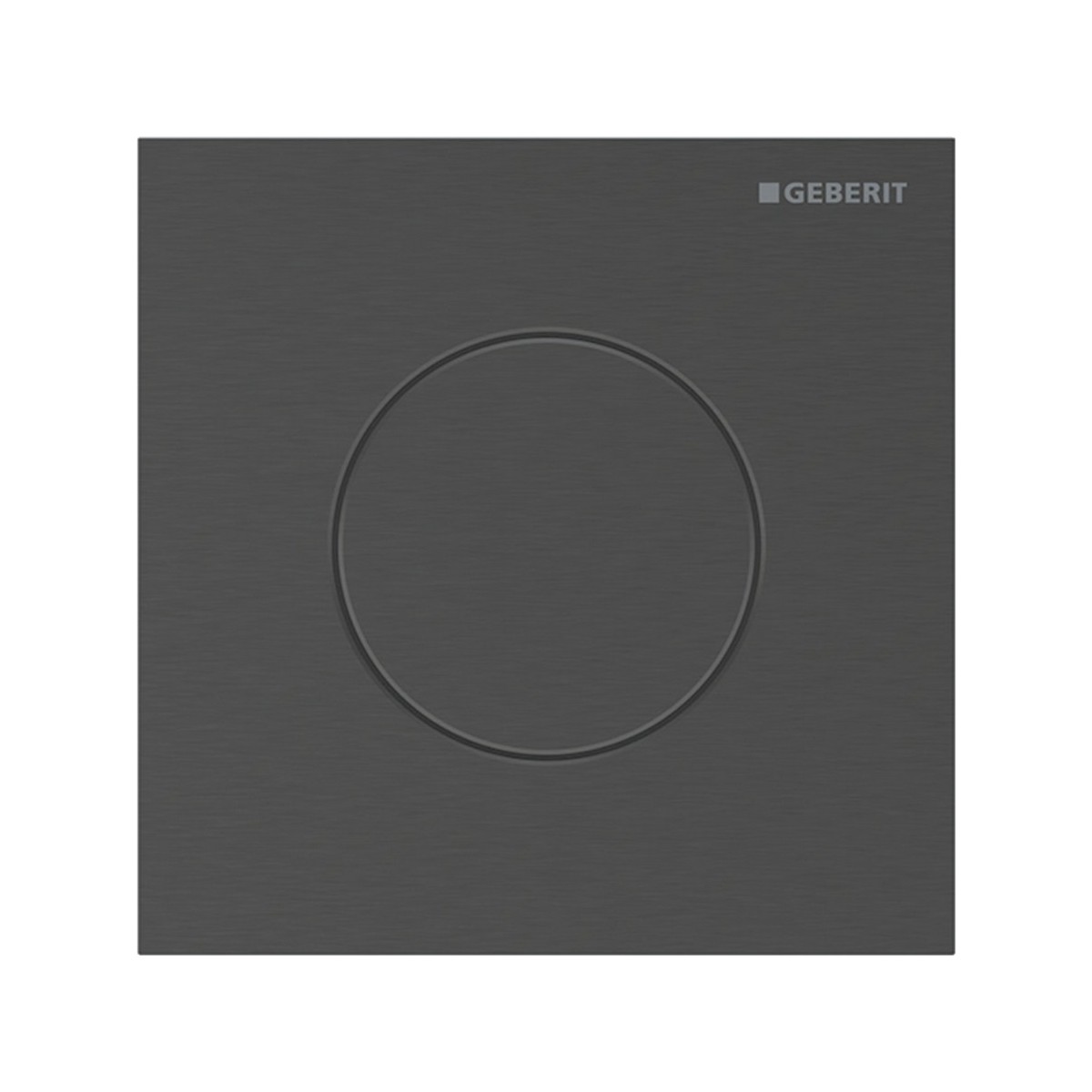 Commande d'urinoir Geberit pneumatique type 40 round noir chromé - GEBERIT 116.014.QD.1 