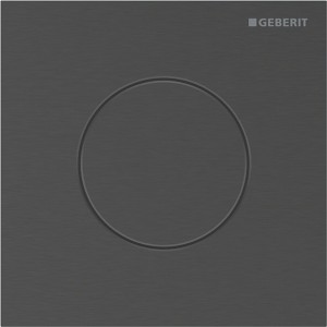 Commande d'urinoir Geberit pneumatique type 40 round noir chromé - GEBERIT 116.014.QD.1 