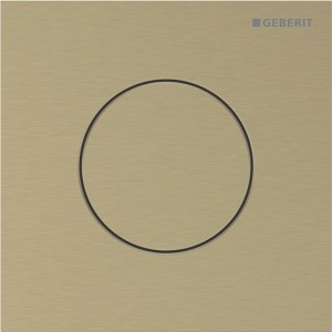 Commande d'urinoir Geberit pneumatique type 40 round laiton - GEBERIT 116.014.QF.1 