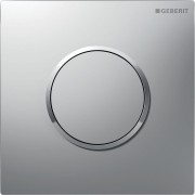 Commande d'urinoir Geberit pneumatique type 10 chromé mat brillant - GEBERIT 116.015.JQ.1 