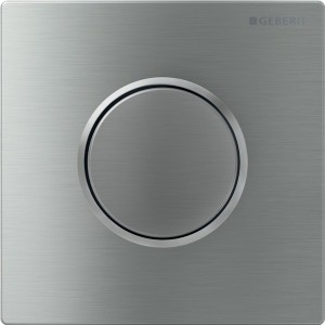 Commande d'urinoir Geberit pneumatique type 10 brossé poli - GEBERIT 116.015.SN.1 