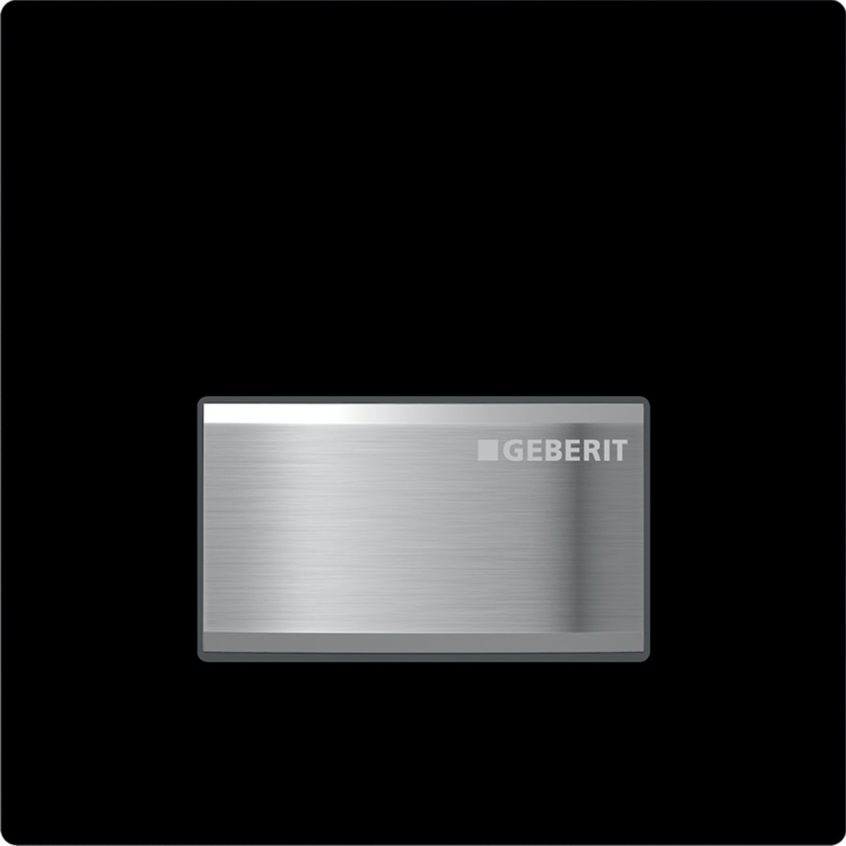 Commande d'urinoir Geberit pneumatique type 50 Noir foncé RAL 9005 - GEBERIT 116.016.DW.5 