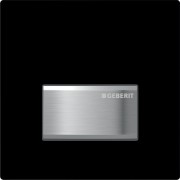 Commande d'urinoir Geberit pneumatique type 50 Noir foncé RAL 9005 - GEBERIT 116.016.DW.5 