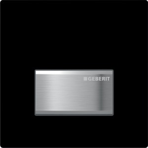 Commande d'urinoir Geberit pneumatique type 50 Noir foncé RAL 9005 - GEBERIT 116.016.DW.5 