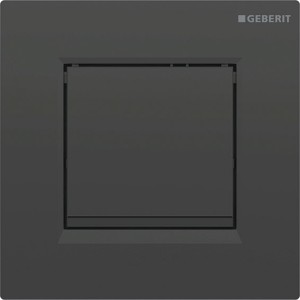 Commande d'urinoir Geberit pneumatique type 20 square noir noir mat - GEBERIT 116.017.DW.1 
