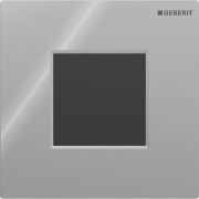 Commande d'urinoir Geberit électronique pile type 01 square chromé brillant - GEBERIT 116.094.21.1 