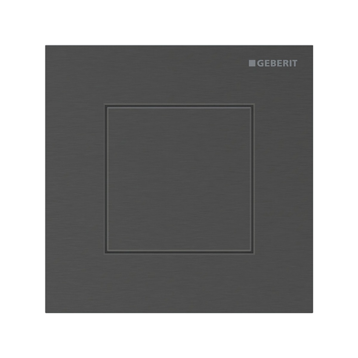 Commande d'urinoir Geberit pneumatique type 40 square noir chromé - GEBERIT 116.217.QD.1 