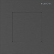 Commande d'urinoir Geberit pneumatique type 40 square noir chromé - GEBERIT 116.217.QD.1 