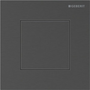 Commande d'urinoir Geberit pneumatique type 40 square noir chromé - GEBERIT 116.217.QD.1 