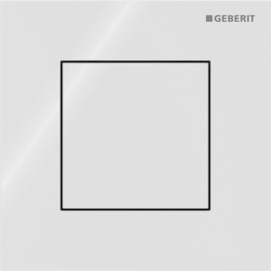 Commande d'urinoir Geberit pneumatique type 40 square blanc - GEBERIT 116.217.SI.1 