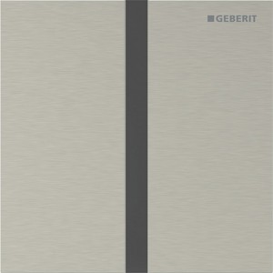 Commande d'urinoir Geberit électronique pile type 40 square nickel brossé - GEBERIT 116.237.ID.1 