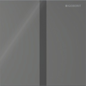 Commande d'urinoir Geberit électronique pile type 40 square gris velouté - GEBERIT 116.237.JK.1 