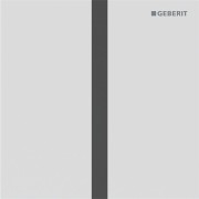 Commande d'urinoir Geberit électronique pile type 40 square blanc mat - GEBERIT 116.237.JT.1 