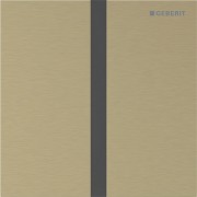 Commande d'urinoir Geberit électronique pile type 40 square laiton - GEBERIT 116.237.QF.1 