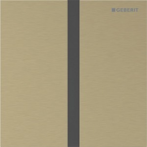 Commande d'urinoir Geberit électronique pile type 40 square laiton - GEBERIT 116.237.QF.1 
