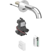 Robinetterie de lavabo Geberit Piave montage mural alimentation par générateur - GEBERIT 116.266.21.1 