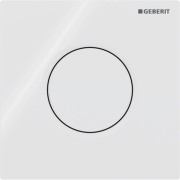 Commande d'urinoir Geberit pneumatique type 01 round blanc alpin - GEBERIT 116.011.11.5 
