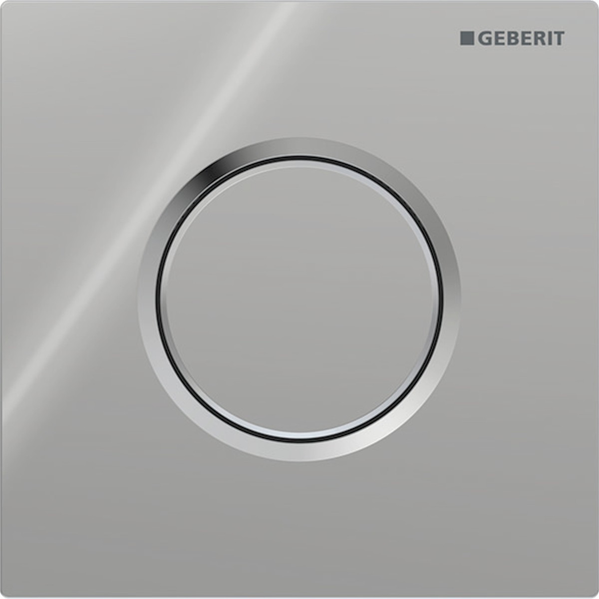 Commande d'urinoir Geberit pneumatique type 01 round chromé brillant - GEBERIT 116.011.21.5 