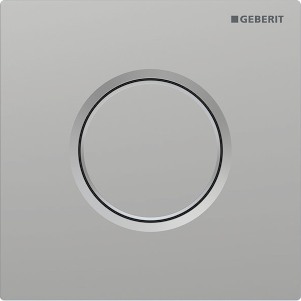 Commande d'urinoir Geberit pneumatique type 01 round chromé mat - GEBERIT 116.011.JQ.5 