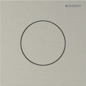 Commande d'urinoir Geberit pneumatique type 40 round nickel brossé - GEBERIT 116.014.ID.1 
