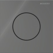Commande d'urinoir Geberit pneumatique type 40 round gris velouté - GEBERIT 116.014.JK.1 