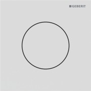 Commande d'urinoir Geberit pneumatique type 40 round blanc mat - GEBERIT 116.014.JT.1 