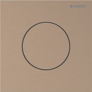 Commande d'urinoir Geberit pneumatique type 40 round or rouge - GEBERIT 116.014.QB.1 